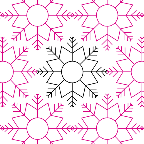 Joyeuses Fetes Snowflake